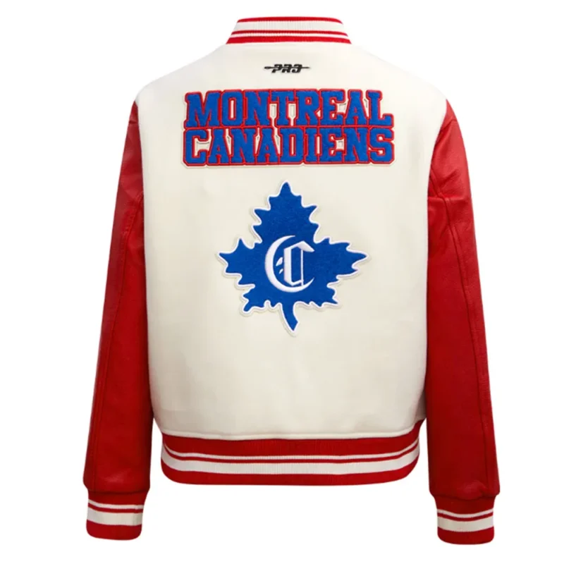 Retro Classic Rib Montreal Canadiens Varsity Jacket