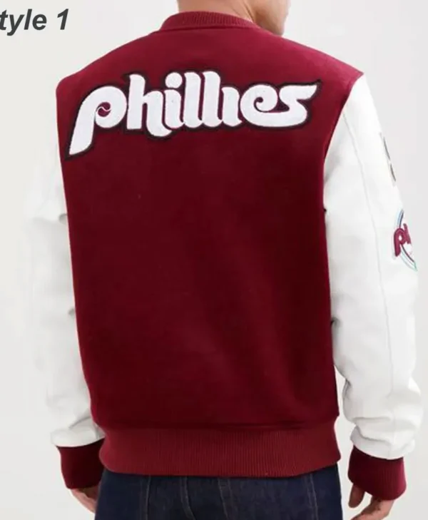 philadelphia phillies bomber varsity jacket
