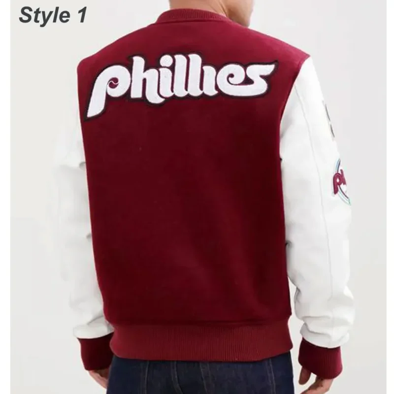 philadelphia phillies bomber varsity jacket