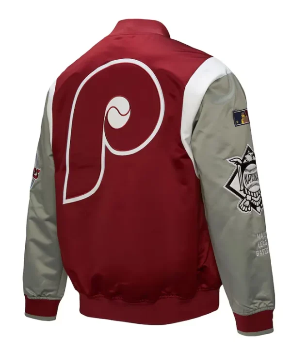 philadelphia phillies cooperstown team origins satin jacket