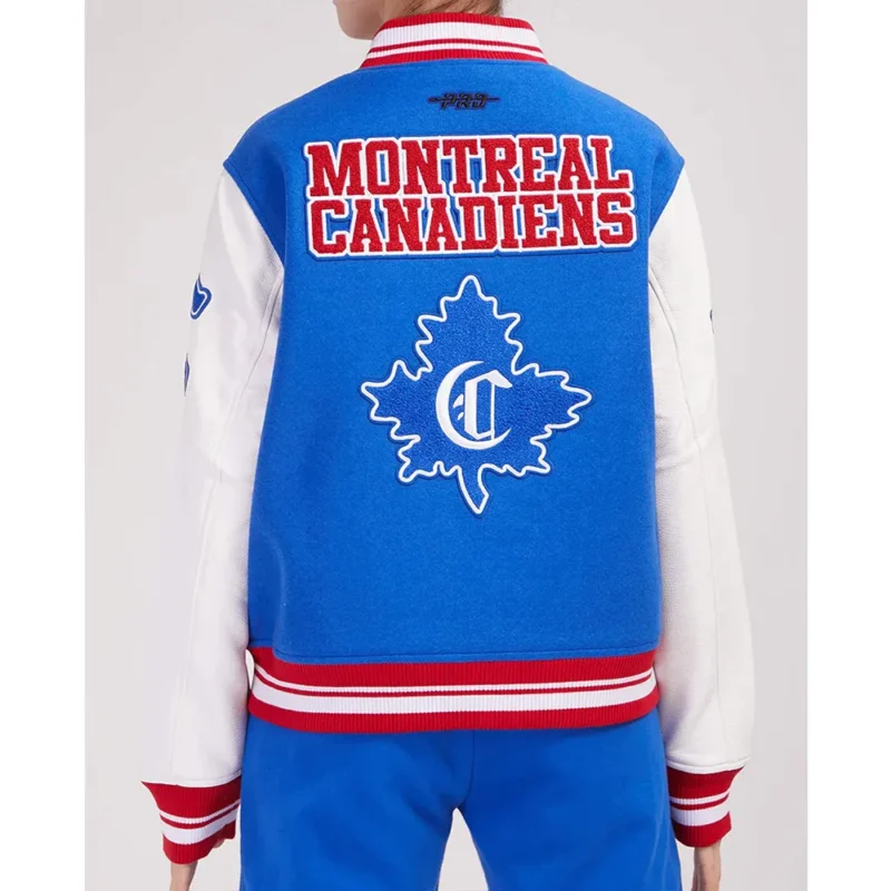 Retro Classic Rib Montreal Canadiens Varsity Jacket
