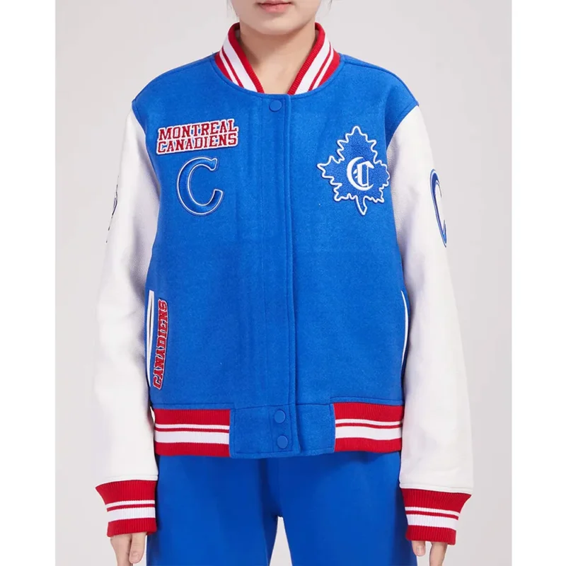 Retro Classic Rib Montreal Canadiens Varsity Jacket