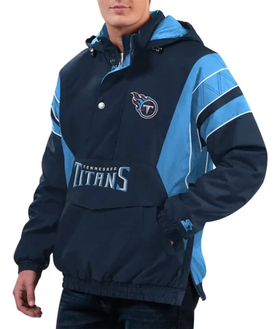 tennessee titans home team hoodie jacket