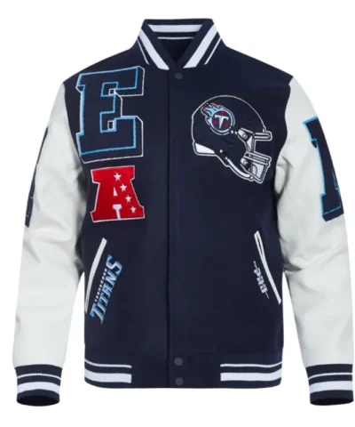 tennessee titans mashup varsity jacket