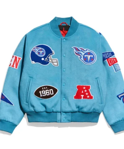 tennessee titans pennant varsity jacket