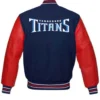 tennessee titans red and blue varsity jacket scaled