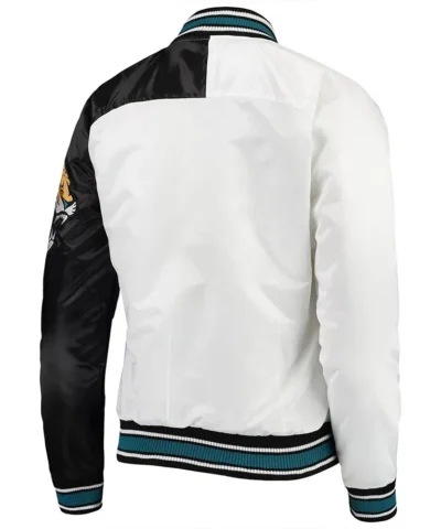 white black jacksonville jaguars hometown white and black jacket