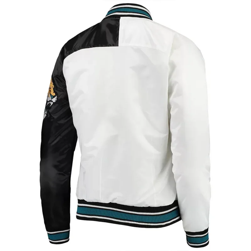 white black jacksonville jaguars hometown white and black jacket