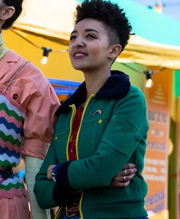 Sex Education Season 2 Ola Nyman Casual Cotton Jacket