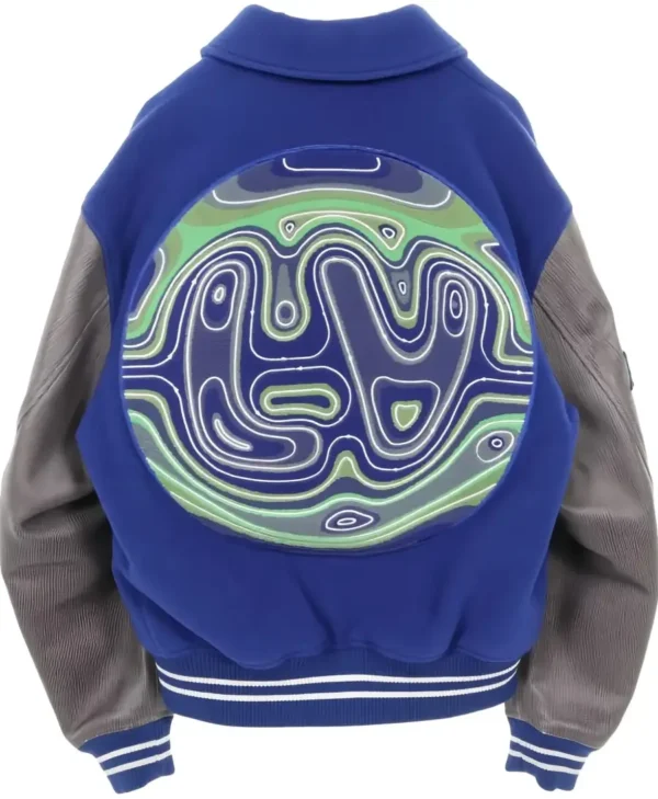 2010s Louis Vuitton Appliqué Designer Varsity Jacket