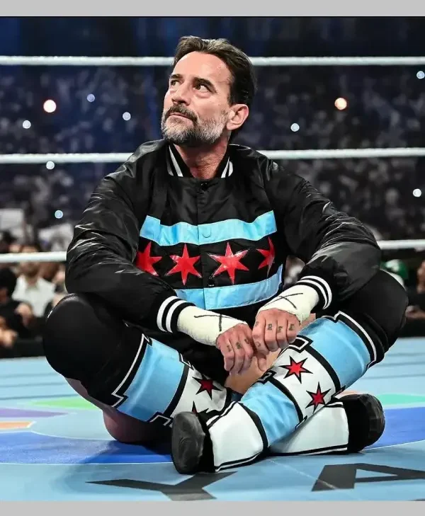 2025 Night of Champions CM Punk Black Jacket