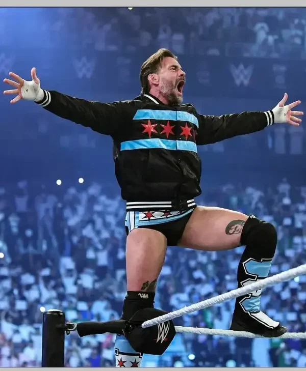 2025 Night of Champions CM Punk Black Jacket For Sale