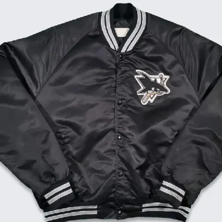 90’s San Jose Sharks Black Jacket