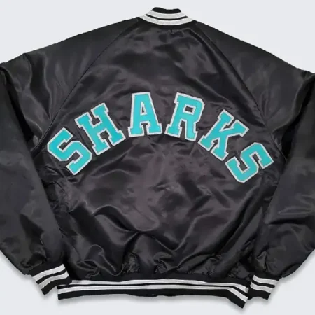 90’s San Jose Sharks Black Jacket For Sale