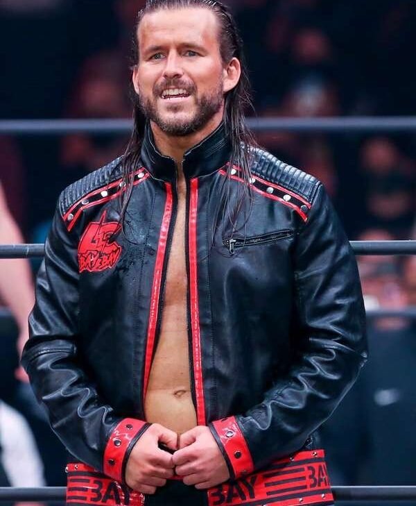 Adam Cole WWE Stylish Black Leather Jacket