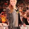 Ronda Rousey WWE Stylish Black Leather Jacket