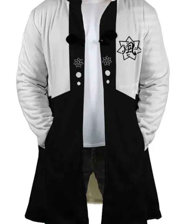 Unisex Demon Slayer Sanemi Shinazugawa Cosplay Trench Coat