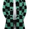 Tanjiro Kamado Demon Slayer Hooded Trench Coat