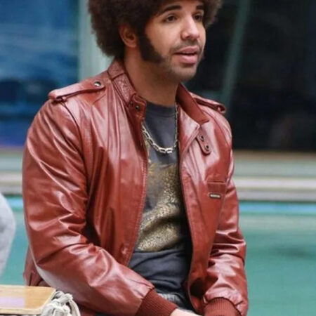 Anchorman 2 Drake Brown Leather Jacket