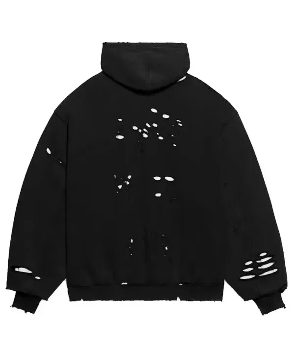 Balenciaga Destroyed Hoodie For Sale