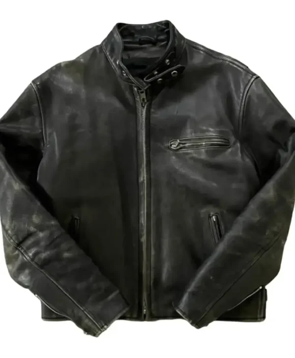 Bears x Avirex Black leather jacket