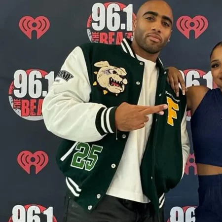 Bizzy Crook Florida Underdogs Green Varsity Jacket