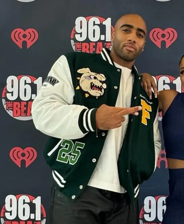 Bizzy Crook Florida Underdogs Green Varsity Jacket