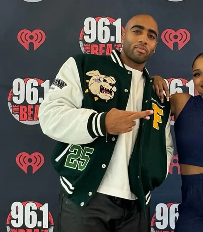 Bizzy Crook Florida Underdogs Green Varsity Jacket