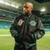 Bizzy Crook Miami Dolphins Black Varsity Jacket
