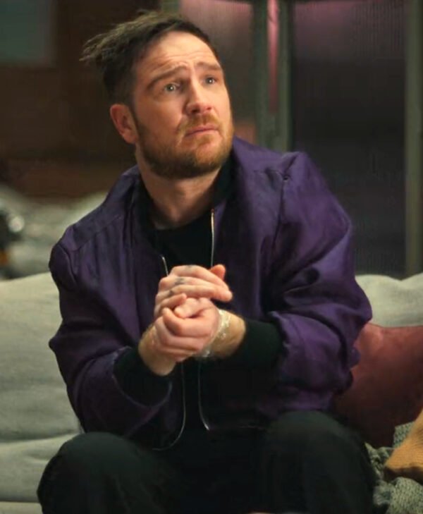 Brick Marvin Bomber Purple Jacket