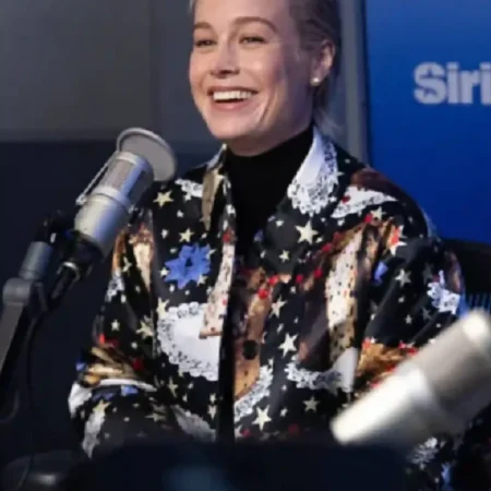 Brie Larson 2025 Limited Edition Printed Long Coat