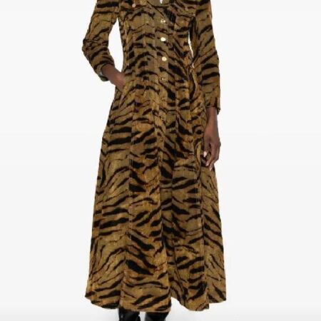 Brittany Hampton Tiger Print Long Dress