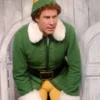 Buy William Buddy Elf Christmas Green Wool Coat Sale