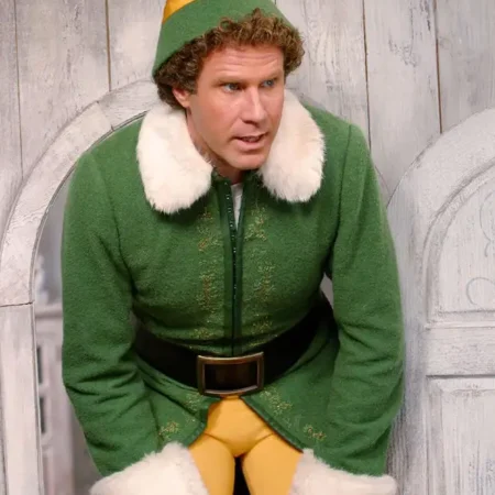 Buy William Buddy Elf Christmas Green Wool Coat Sale