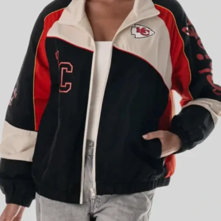 Caitlin Clark Kansas City Chiefs Color Lock Track Jacket