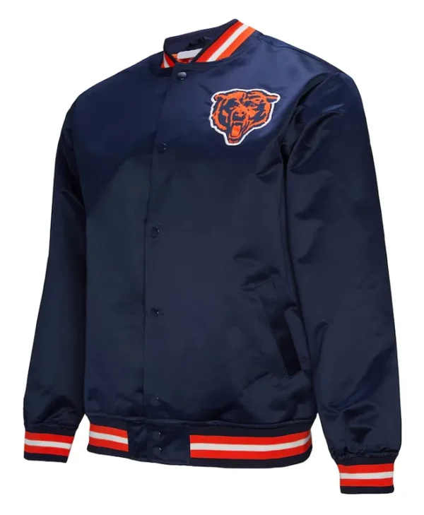 Chicago-Bears-Double-Down-Navy-Satin-Jacket