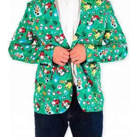 Christmas Vacation Suit Jacket Green Blazer For Sale