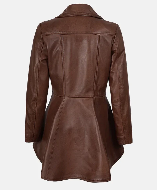 Cognac_Peplum_Brown_Leather_Jacket