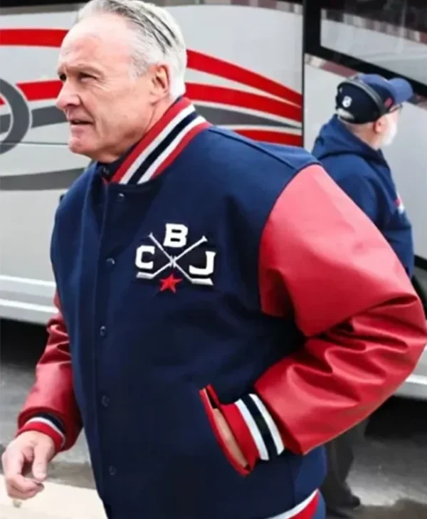 Columbus Blue Jackets 2025 Stadium Series Coaches Varsity Jacket For Sale