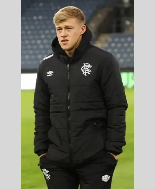 Connor Barron Black Football EFA Europa League Jacket