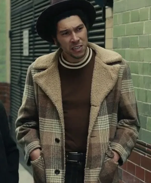 Cruella Joel Fry Plaid Wool Coat