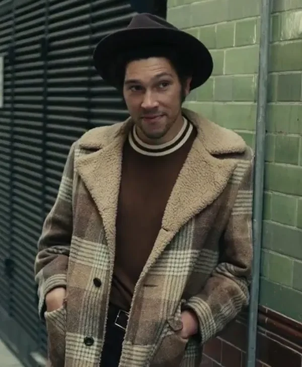 Cruella Joel Fry Plaid Wool Coat