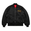 Daft Punk MA-1 Bomber Black Jacket