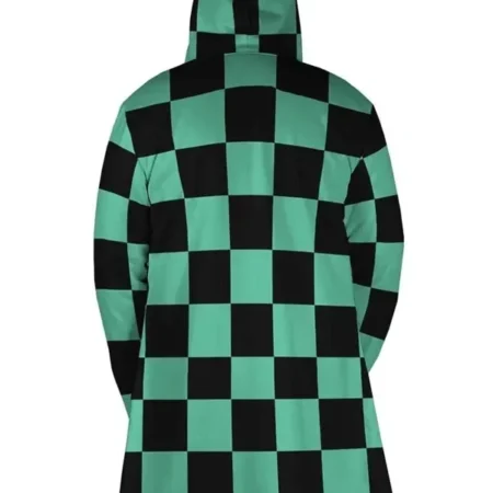 Tanjiro Kamado Demon Slayer Hooded Trench Coat