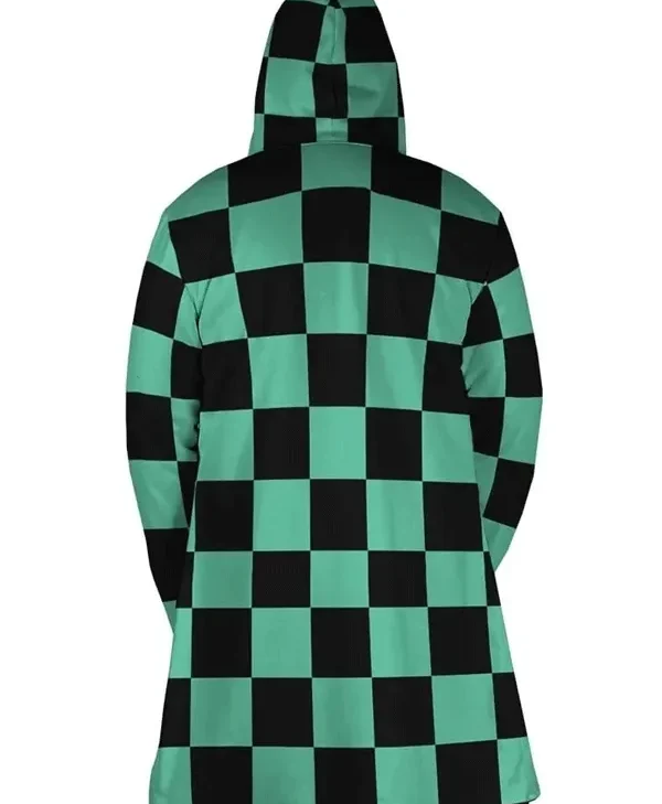 Tanjiro Kamado Demon Slayer Hooded Trench Coat