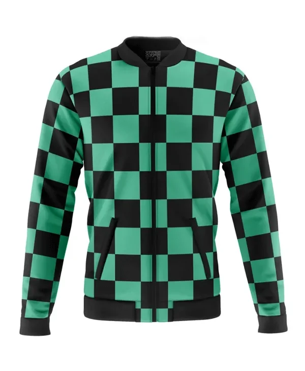 Tanjiro Kamado Anime Series Bomber Jacket for Men and Women