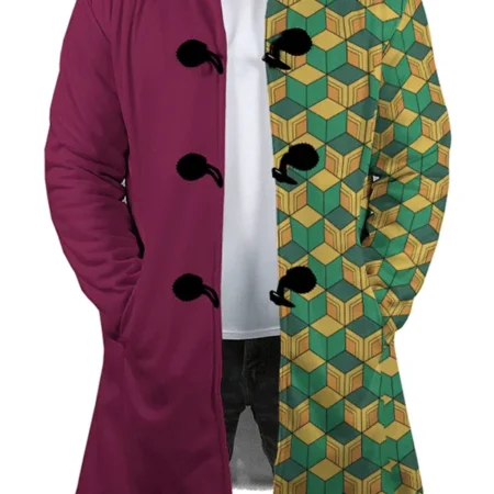 Anime Demon Slayer Giyu Tomioka Water Hashira Coat