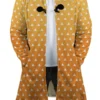 Anime Demon Slayer Zenitsu Agatsuma Yellow Hooded Trench Coat