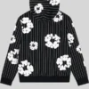 Denim Tears Limited Edition Pinstripe Wreath Zip Hoodie