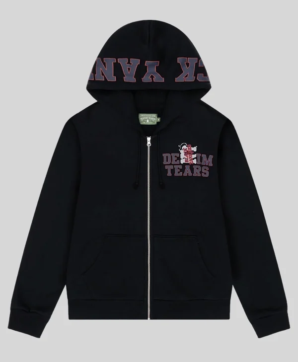 Denim Tears x Yankees Black Full Zip Hoodie